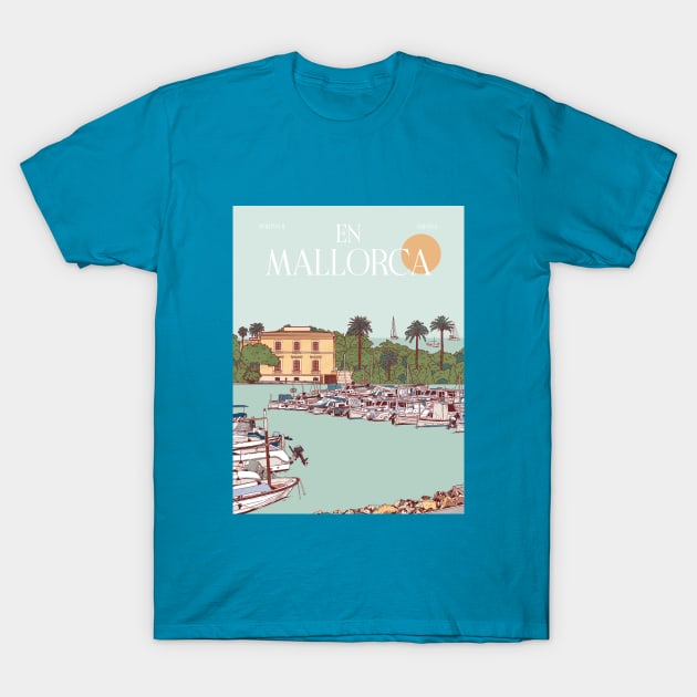 MALLORCA PORTIXOL 1 T-Shirt by justblackdesign